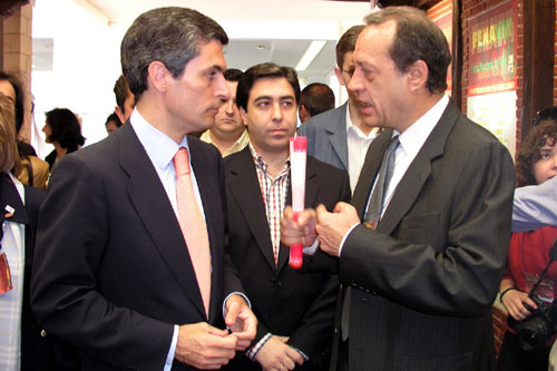 Adolfo Suarez Illana y Manuel Juliá