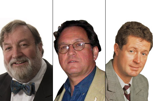 John Radford, Gerry Dawes and David Schwarzwälder