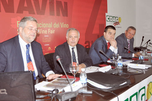 The speakers of today’s session: Rafael del Rey, Alfonso Marín, Francisco Martínez and Ángel Villafranca