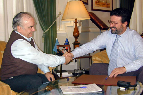 Miguel Martín y Nemesio de Lara