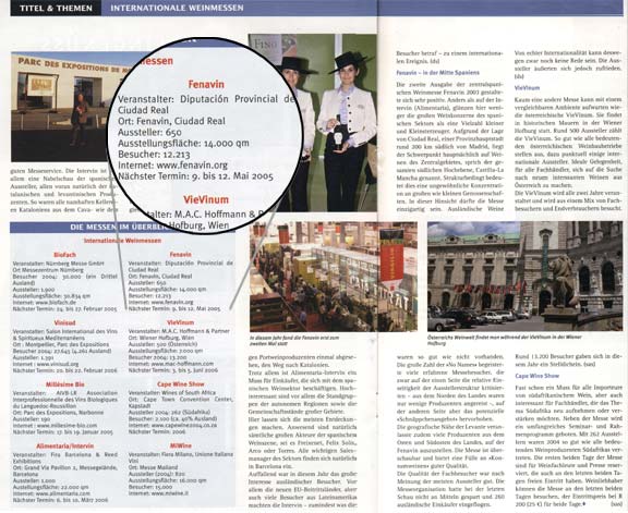 Revista alemana Weinwirtschaft